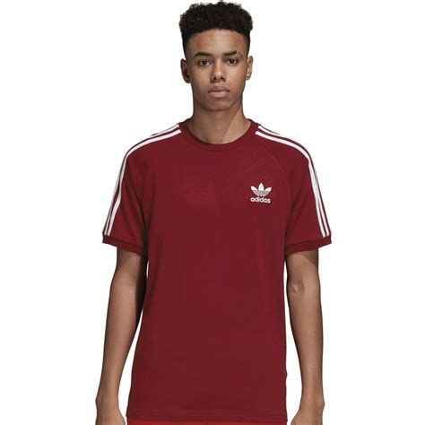 adidas 3 stripes shirt herren weinrot|Amazon.com: Adidas 3 Stripe Shirt.